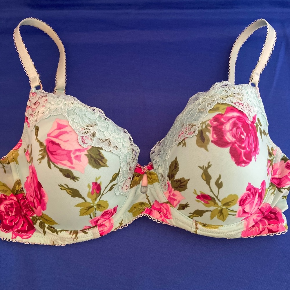 Badgley Mischka Floral Bra (36D)